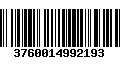 Código de Barras 3760014992193