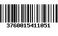 Código de Barras 3760015411051