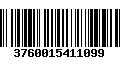 Código de Barras 3760015411099