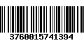 Código de Barras 3760015741394