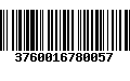 Código de Barras 3760016780057