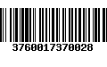 Código de Barras 3760017370028