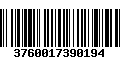 Código de Barras 3760017390194