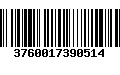 Código de Barras 3760017390514