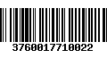 Código de Barras 3760017710022