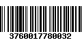 Código de Barras 3760017780032