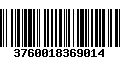 Código de Barras 3760018369014