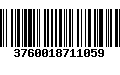 Código de Barras 3760018711059