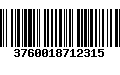 Código de Barras 3760018712315