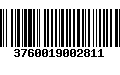 Código de Barras 3760019002811