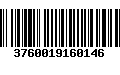 Código de Barras 3760019160146