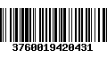 Código de Barras 3760019420431