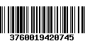 Código de Barras 3760019420745