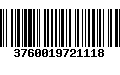 Código de Barras 3760019721118