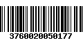 Código de Barras 3760020050177