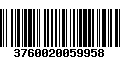 Código de Barras 3760020059958