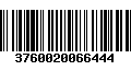 Código de Barras 3760020066444