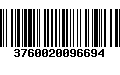 Código de Barras 3760020096694