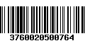 Código de Barras 3760020500764