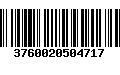 Código de Barras 3760020504717