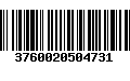 Código de Barras 3760020504731