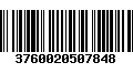 Código de Barras 3760020507848