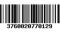 Código de Barras 3760020770129