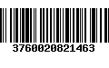 Código de Barras 3760020821463