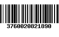 Código de Barras 3760020821890