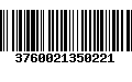 Código de Barras 3760021350221