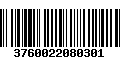 Código de Barras 3760022080301