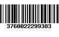 Código de Barras 3760022299383