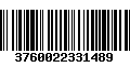 Código de Barras 3760022331489