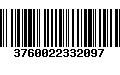 Código de Barras 3760022332097