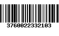 Código de Barras 3760022332103