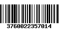 Código de Barras 3760022357014