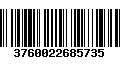 Código de Barras 3760022685735