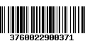 Código de Barras 3760022900371