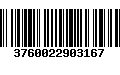 Código de Barras 3760022903167