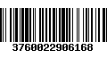 Código de Barras 3760022906168