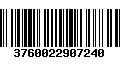 Código de Barras 3760022907240