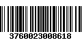 Código de Barras 3760023008618