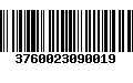 Código de Barras 3760023090019