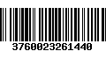 Código de Barras 3760023261440