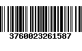 Código de Barras 3760023261587