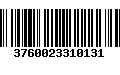 Código de Barras 3760023310131