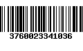 Código de Barras 3760023341036