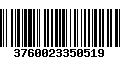 Código de Barras 3760023350519