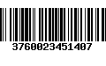 Código de Barras 3760023451407