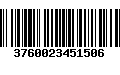 Código de Barras 3760023451506